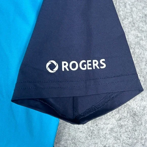 NWT Psycho Bunny T Shirt Women's large Blue Volunteer Tennis Canada jersey - Picture 13 of 16